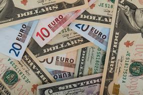 European and usa money