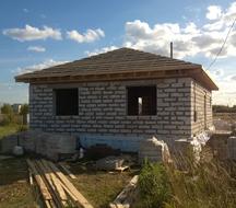 New House Construction in countryside
