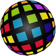 multi colored rubics cube