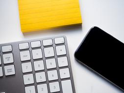 Keyboard on Office Desk