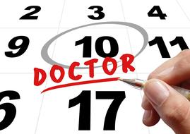 10 the number for a doctor's appointment