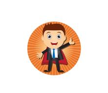 cute cartoon businessman