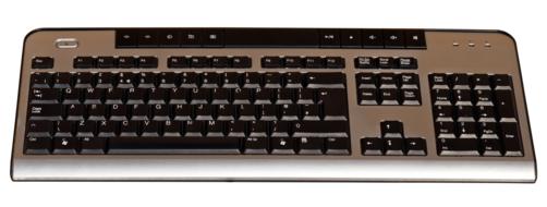 bronze computer keyboard