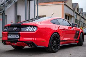 speed Mustang Gt Red street