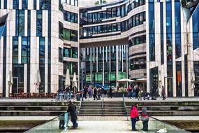 Architecture City Facade pedestrians