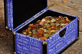 Box Chest Money gold
