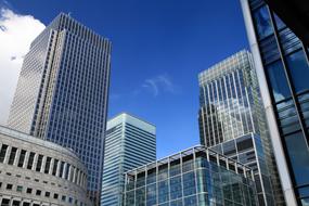 Architecture city and Blue sky