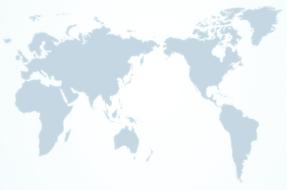 map world as illustration on white