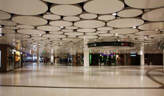 contemporary business building interior