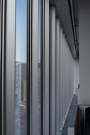row of windows, side view