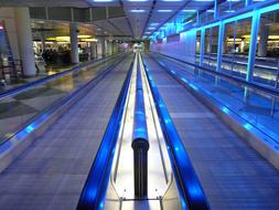 illuminatedMoving Walkway Roller Platform