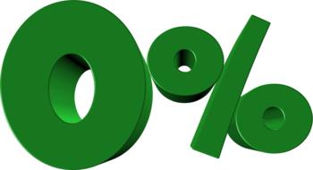 null percent credit green