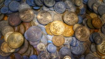 Money Coins gold silver