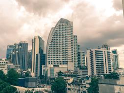 downtown of Bangkok, Thailand