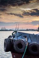 Tug Boat Ships at sunset