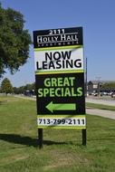 Leasing Renting Great sign