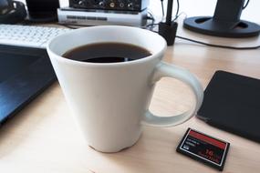 Coffee Cup at Workplace Memory