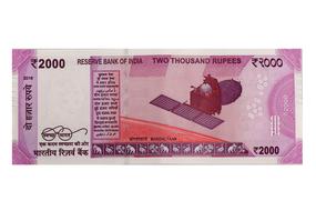 banknote of two thousand rupee