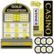 gambling, set of icons, casino, slot machine,dice