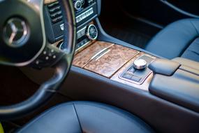 brown interior mercedes bens car