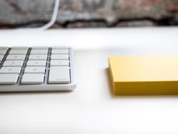 Keyboard sticks Office Desk