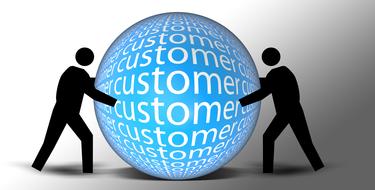 clipart of ball round customer buyer