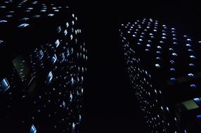 Building Night Windows at dark