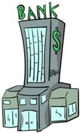 bank building as an illustration