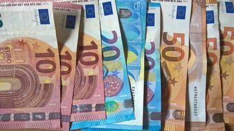 Euro Money Bank Notes cash
