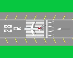 airport runway clipart