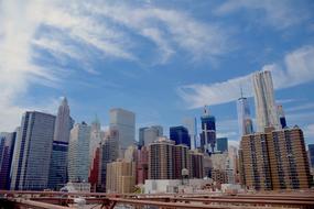 amazing skyline of New York, US