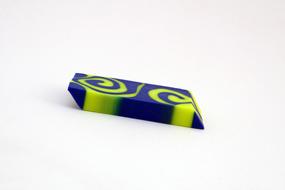 colorful blue green eraser