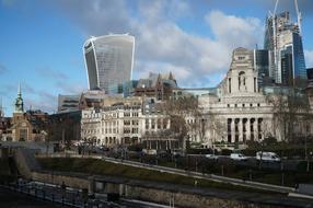 panoramic view of London, UK