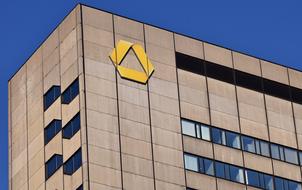 bank building facade, Germany, Frankfurt