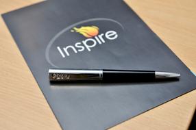 Brochure and Pen in Office