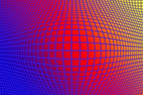 colorful bloated grid, abstract background