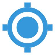 target as blue icon