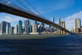 Brooklyn Bridge panorama, America