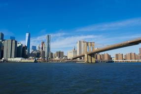 Brooklyn Bridge im Manhattan