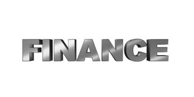 finance on white background