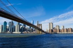 Brooklyn Bridge at Manhattan Downtown