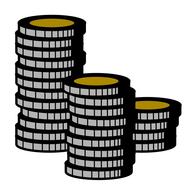 stacks of cash chips as an illustration