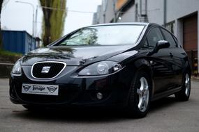 photo of luxury black seat car