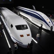 white high-speed trains in tokyo