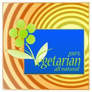 vegetarian nutrition as a sticker
