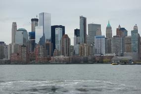 concrete cityscape of New York