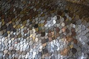 coins wall