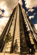 photo of a modern financial tower