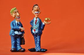 ceramic Businessman