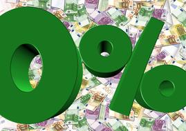 null percent credit euro financing